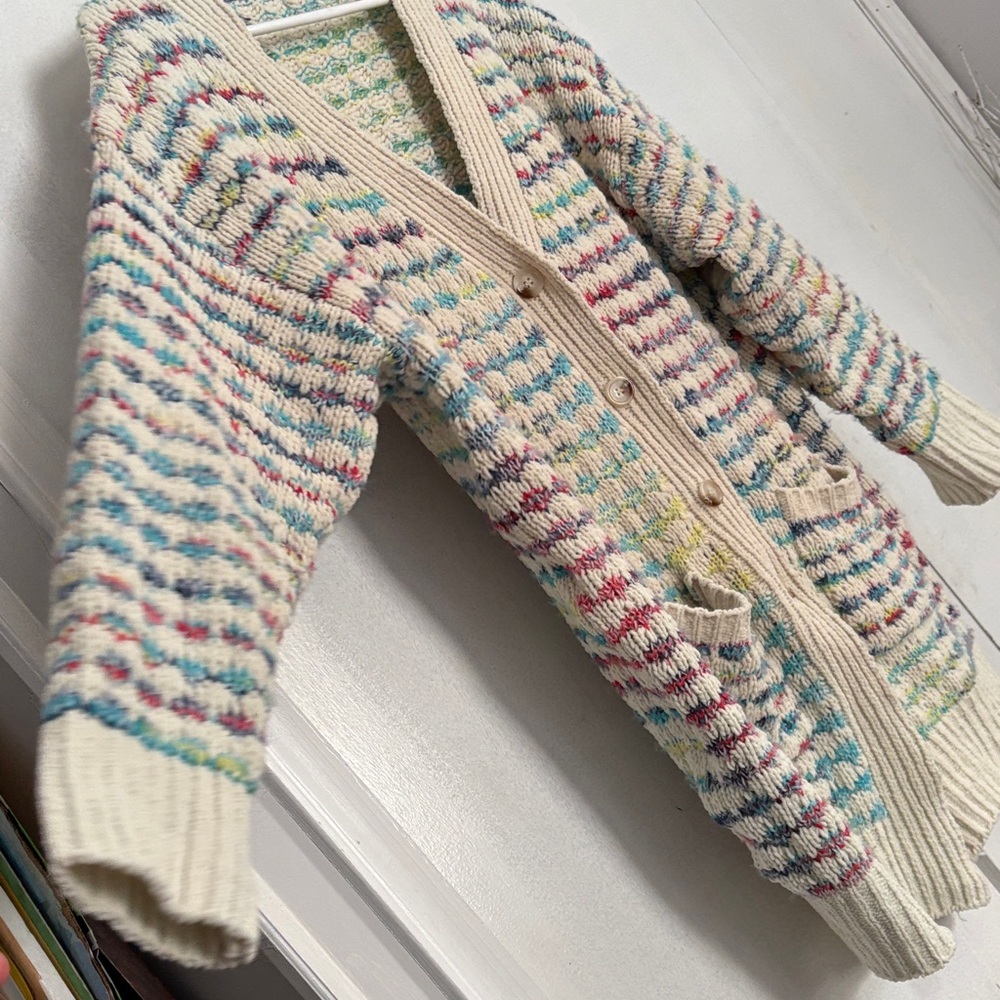 POL Cream Multicolor Button Cardigan - Picture 6 of 9